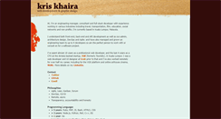 Desktop Screenshot of kriskhaira.com